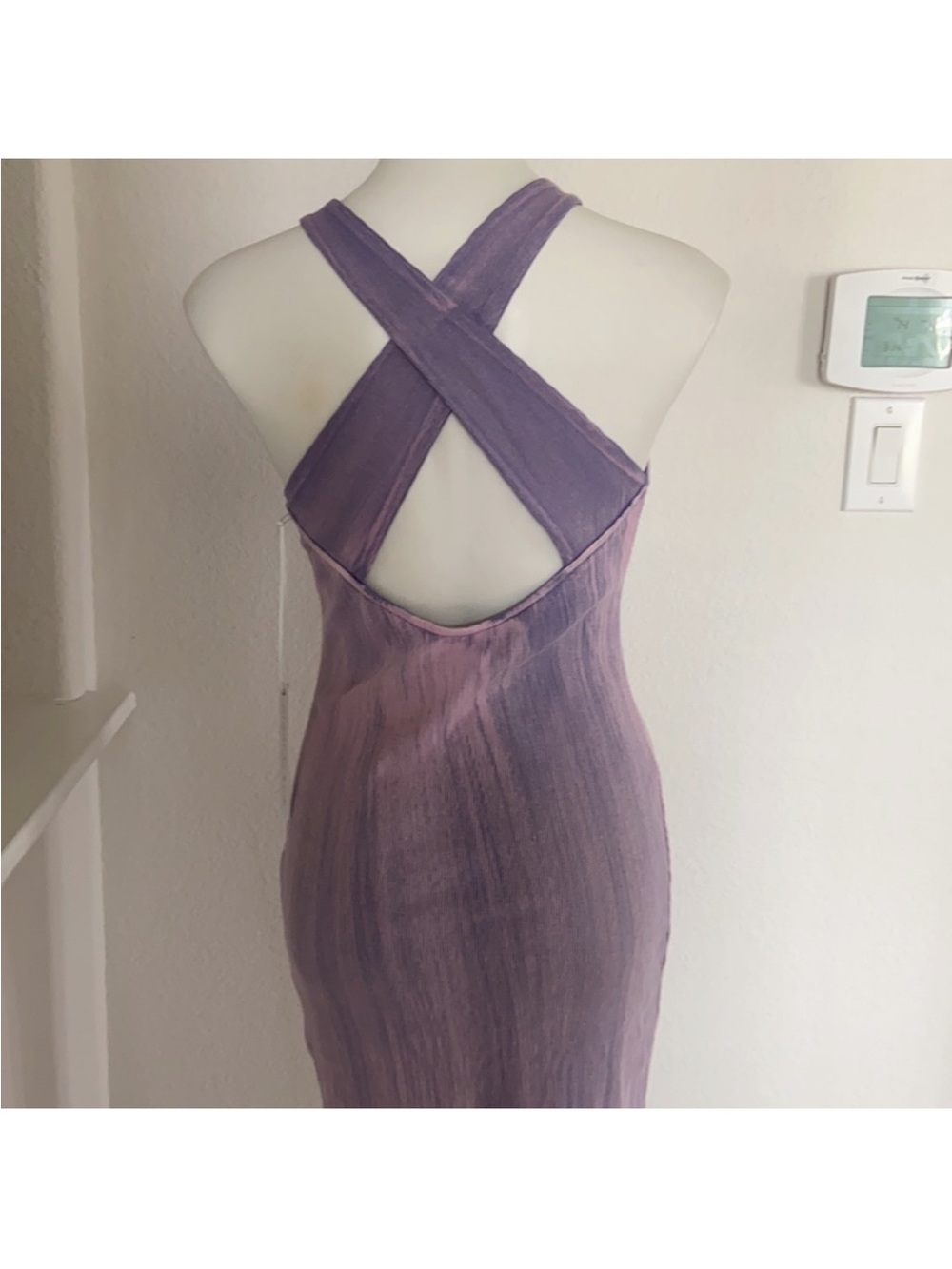 Young Fabulous & Broke Tie Dye Racerback Midi Dress Size M Lightweight NWT - Picture 9 of 10